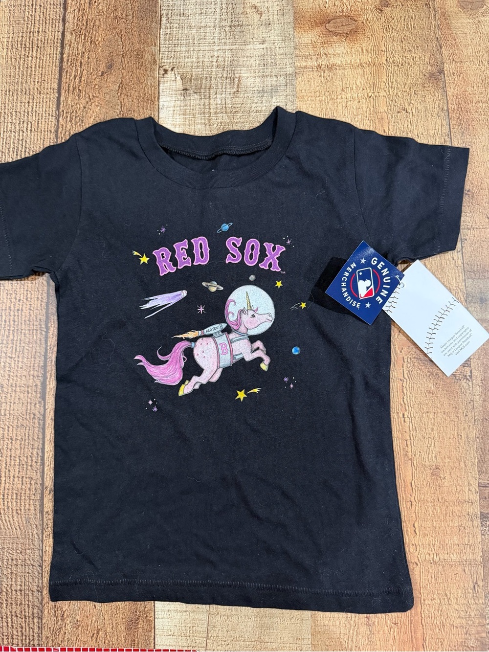 New With Tags Boston Red Sox Licensed Toddler Tee By Tiny Turnip Size 3T